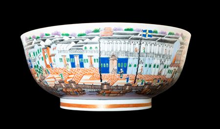 SOLD - Chinese export porcelain famille rose Hong Bowl