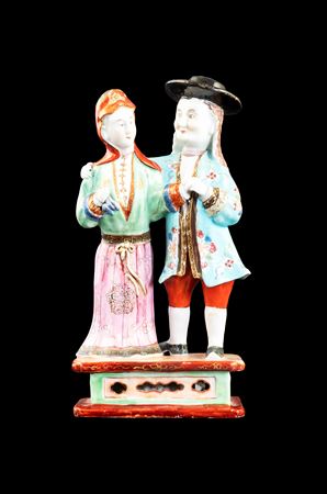 Chinese porcelain figure group